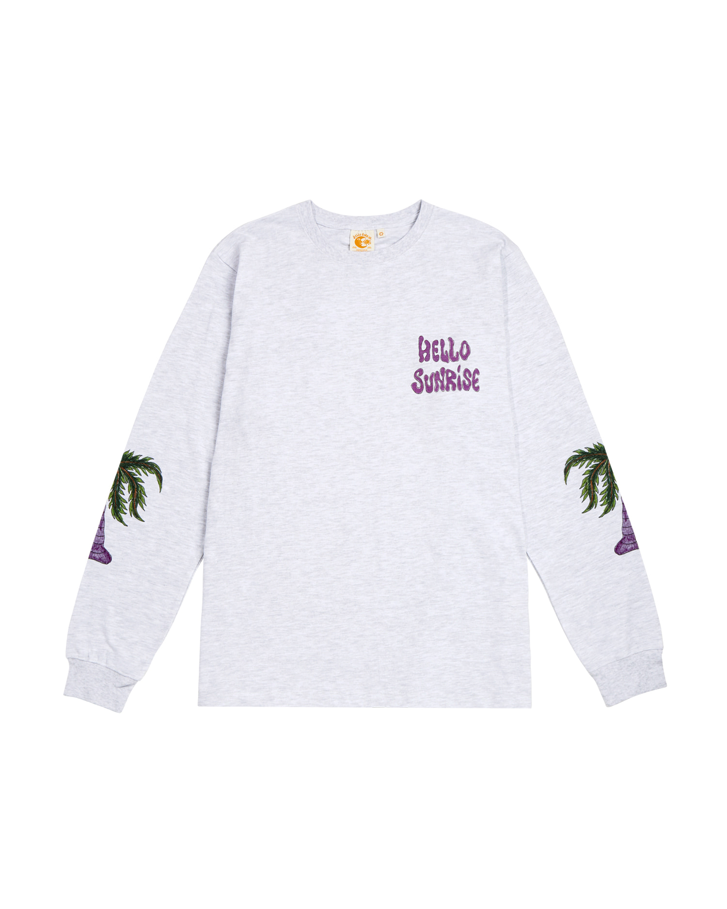 【HELLO SUNRISE】 HS x Hank Classic Typo LS Tee /追跡付 Hello Sunrise