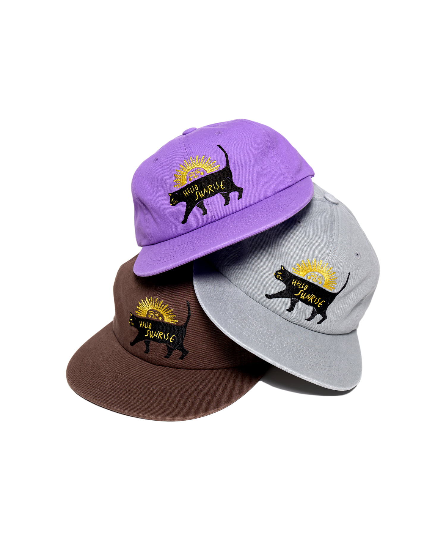 HELLO ■Washed Two Tone Logo 6panel Cap_Light Gray ciatre x HS Two Tone Washed OG Logo Cap | ciatre