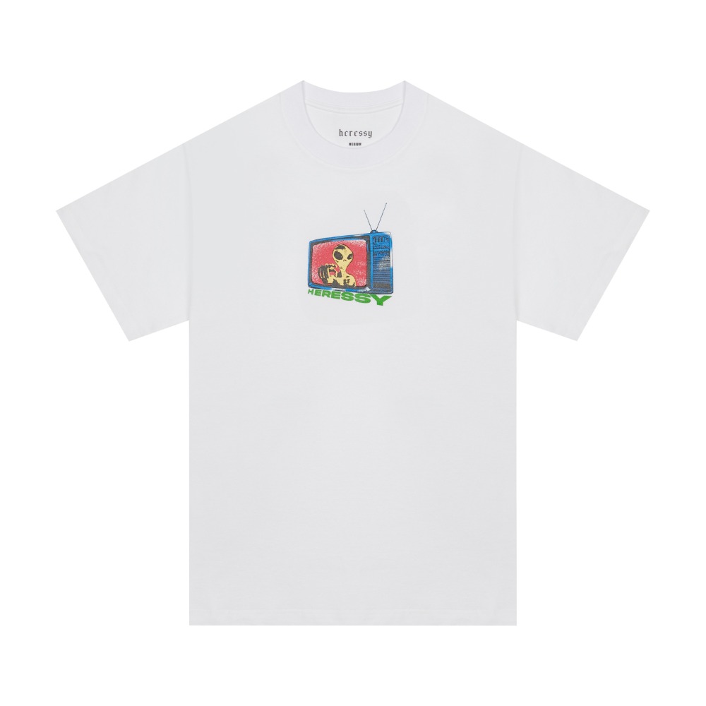 ALIEN TV TEE WHITE