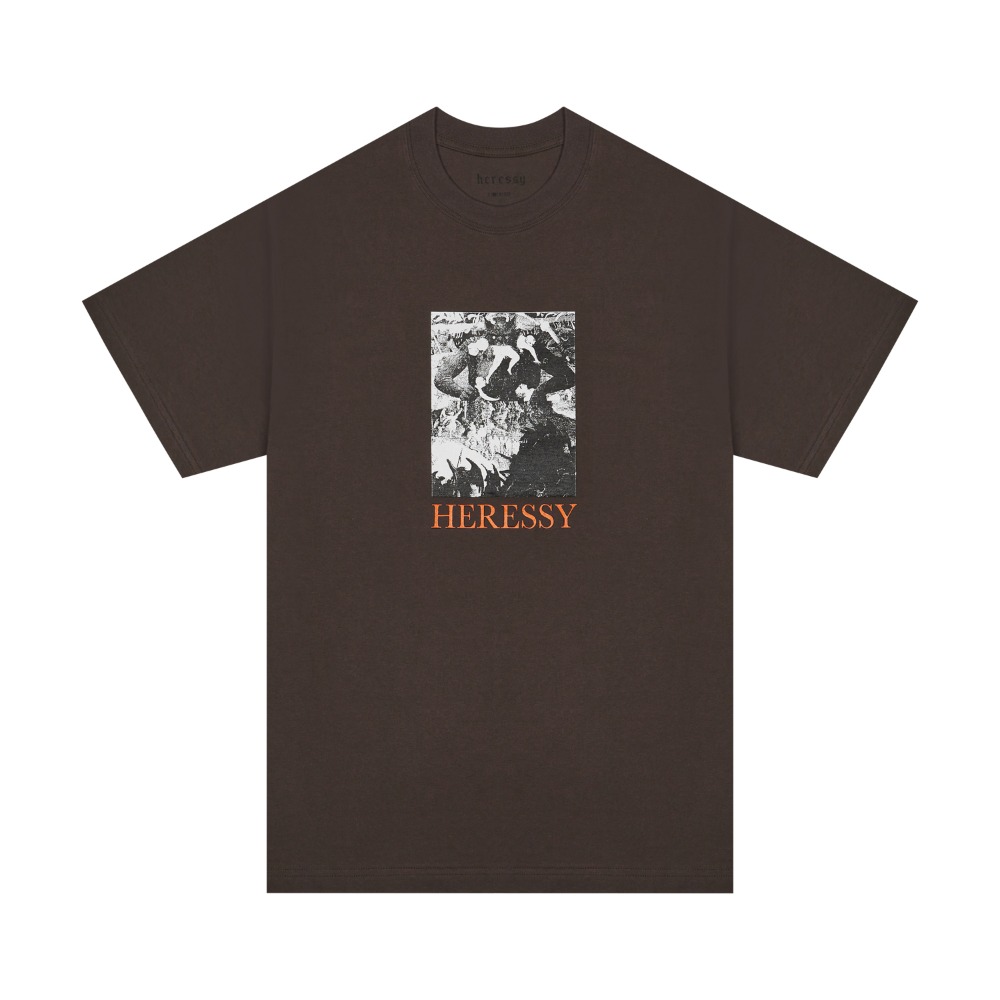 DEVIL EAT TEE DARK BROWN