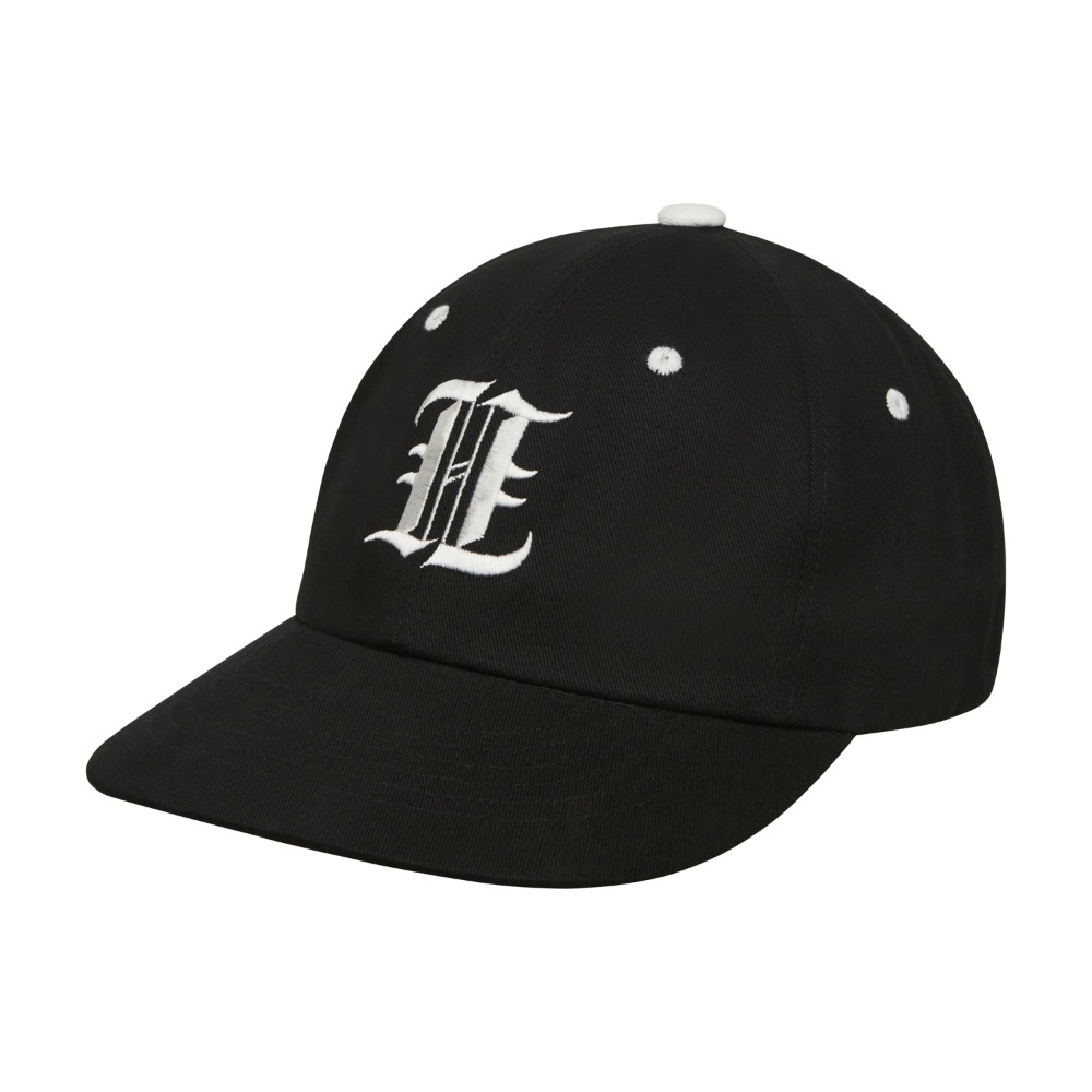 H LOGO 6PANEL CAP BLACK