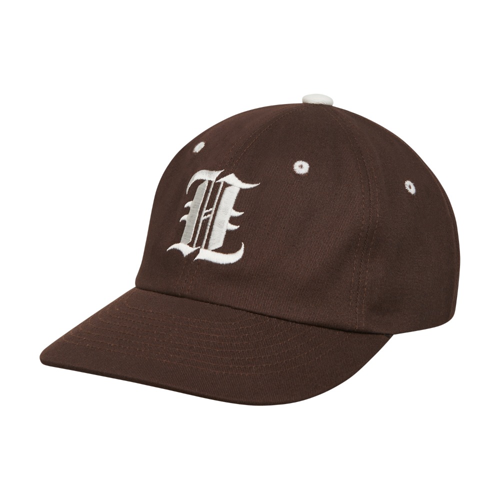 H LOGO 6PANEL CAP BROWN