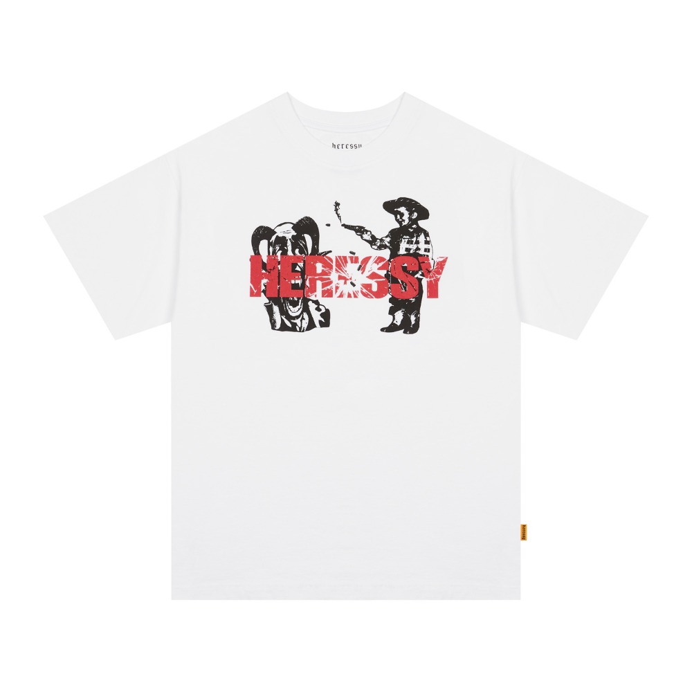 HEAD SHOT TEE WHITE