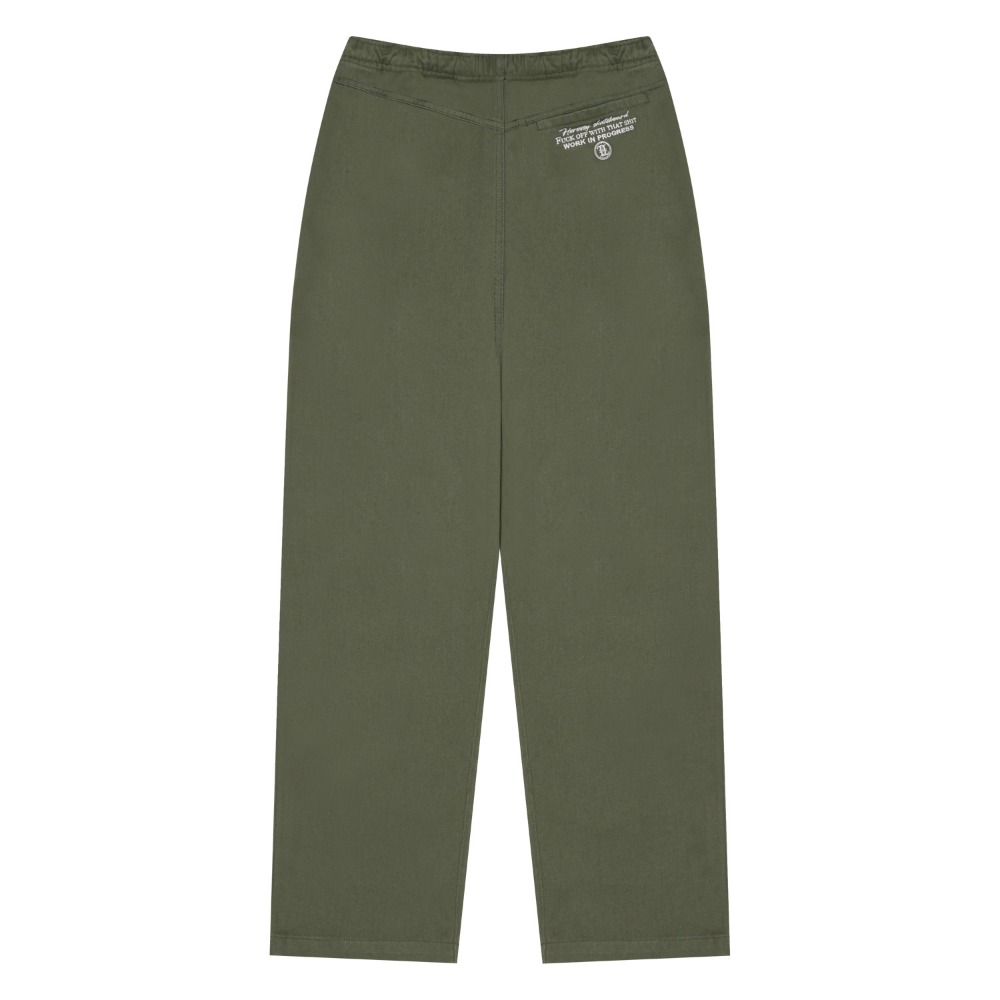 F*CK OFF BIO PANTS KHAKI