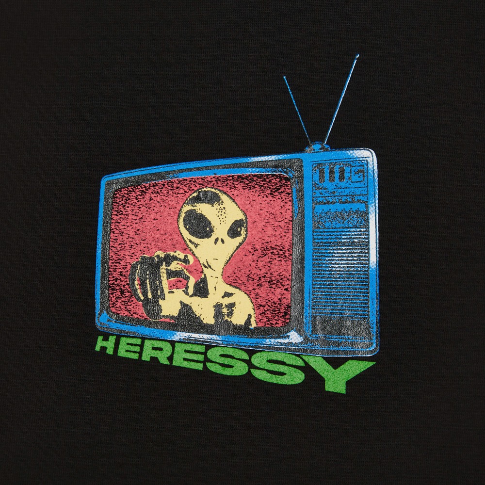 ALIEN TV TEE BLACK