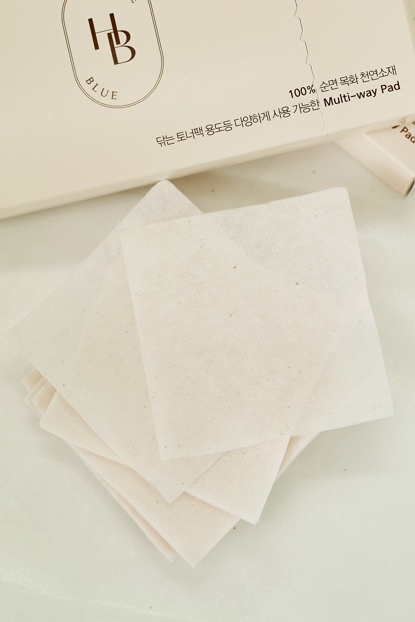 Multyway Unbleached Biodegradation 100% Cotton Pad