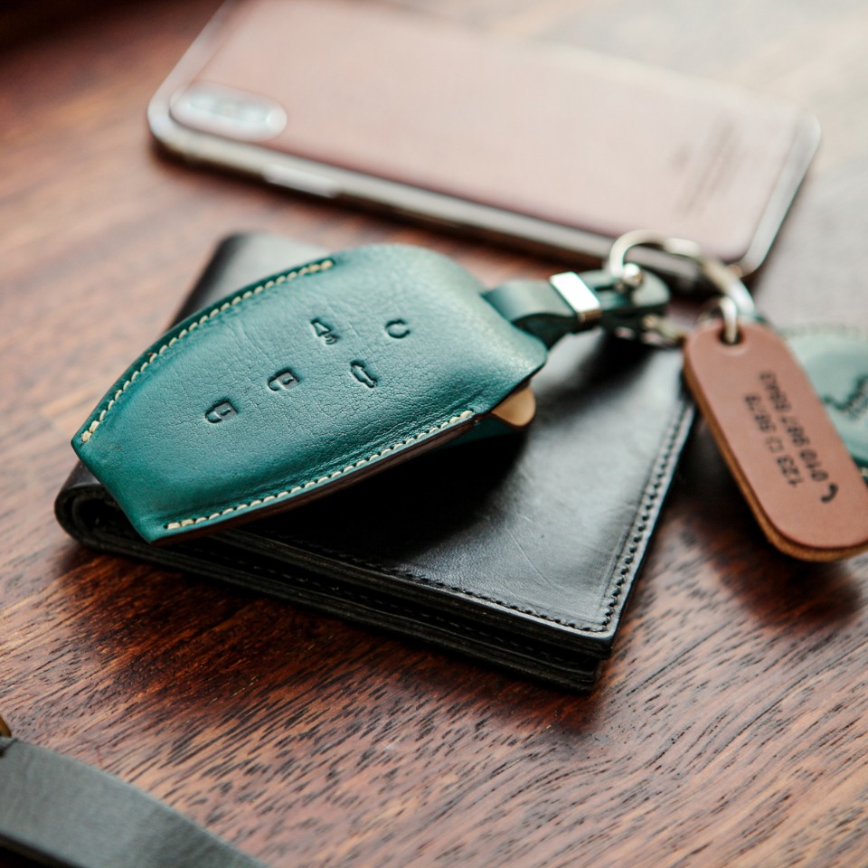 가죽공방 헤비츠 : Hevitz 7768 현대 스마트키 케이스Hyundai Smart CardKey Case