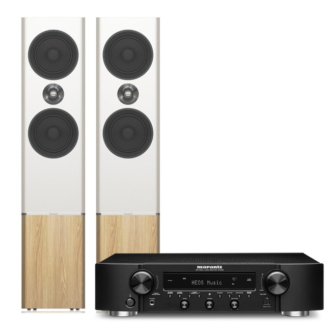 Tannoy (탄노이) Platinum F6 (플래티넘 F6) 톨보이 스피커 + Marantz (마란츠) NR1200 네트워크 스테레오 리시버 하이파이 패키지