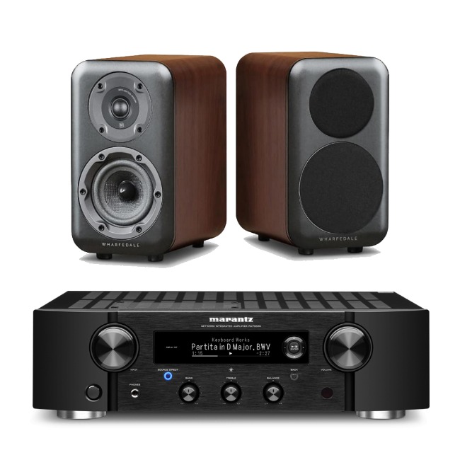 Wharfedale (와피데일) D320 북쉘프 스피커 + Marantz(마란츠) PM-7000N 네트워크 인티앰프 2채널 패키지