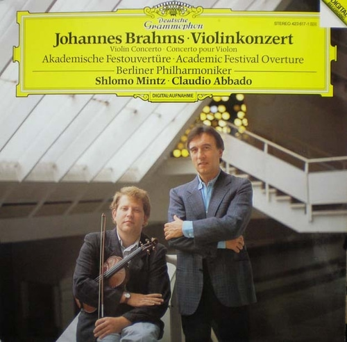 Brahms-Violin Concerto 외- Mintz/Abbado 중고 수입 오리지널 아날로그 LP