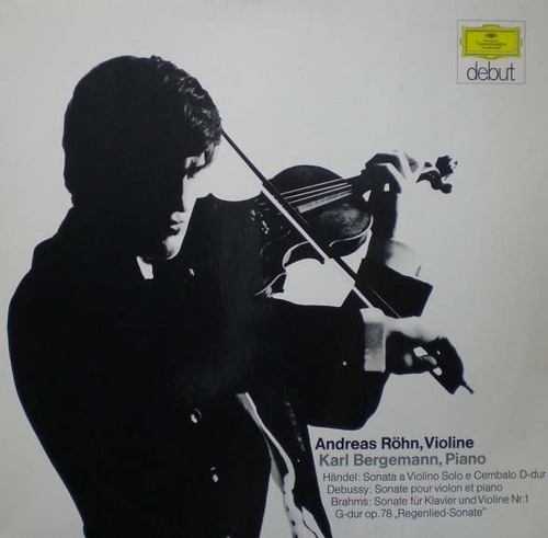 Handel/Debussy/Brahms- Violin Sonata 외- Andreas Rohn 중고 수입 오리지널 아날로그 LP