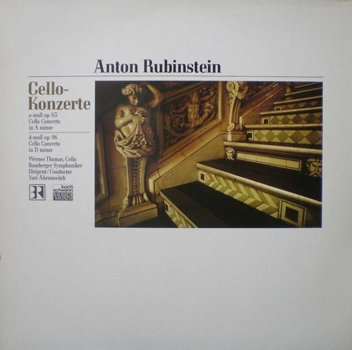 A. Rubinstein- Cello Concertos- Werner Thomas 중고 수입 오리지널 아날로그 LP