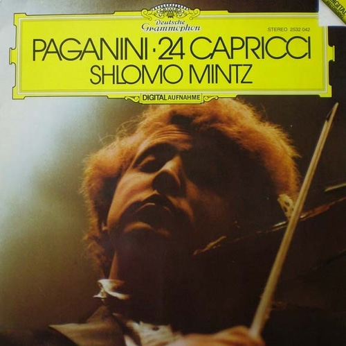 Paganini-24 Capricci-Mintz 중고 수입 오리지널 아날로그 LP