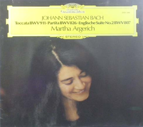 Bach-Toccata/English Suite/Partita - Martha Argerich 중고 수입 오리지널 아날로그 LP