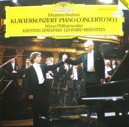 Brahms-Piano Concerto No.1-Zimerman/Bernstein 중고 수입 오리지널 아날로그 LP