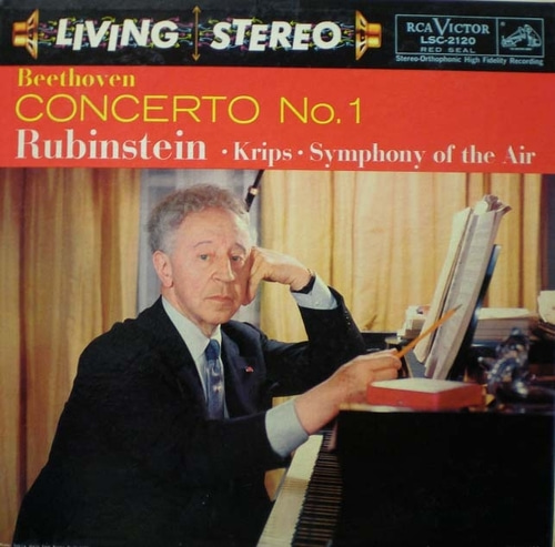 Beethoven-Piano Concerto No.1-Rubinstein/Krips 중고 수입 오리지널 아날로그 LP