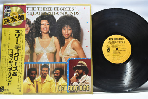 The Three Degrees &amp; The Philadelphia Sounds - The Three Degrees &amp; The Philadelphia Sounds ㅡ 중고 수입 오리지널 아날로그 LP