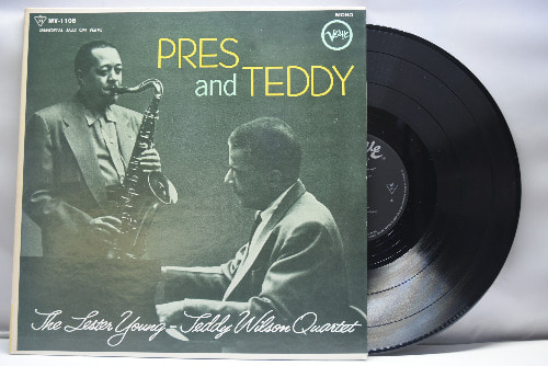 The Lester Young-Teddy Wilson Quartet [레스터 영, 테디 윌슨]‎ - Pres And Teddy - 중고 수입 오리지널 아날로그 LP