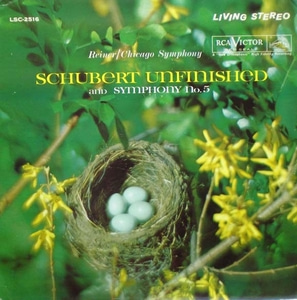 Schubert-Unfinished Symphony-Reiner 중고 수입 오리지널 아날로그 LP