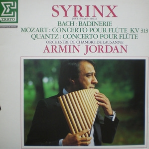 Bach/Quantz/Mozart- Flute Concerto 외- Syrinx/Jordan 중고 수입 오리지널 아날로그 LP