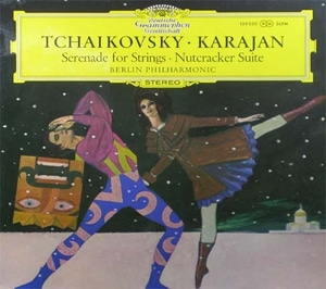 Tchaikovsky- Serenade for String/Nutcracker Suite - Karajan 중고 수입 오리지널 아날로그 LP