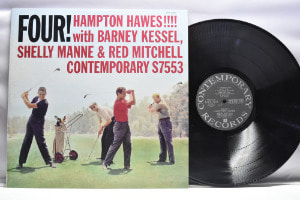 Hampton Hawes With Barney Kessel, Shelly Manne &amp; Red Mitchell [햄프턴 호스, 바니 케셀, 셸리 맨, 레드 미첼] ‎- Four! - 중고 수입 오리지널 아날로그 LP