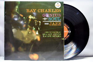 Ray Charles [레이 찰스] – Genius + Soul = Jazz - 중고 수입 오리지널 아날로그 LP