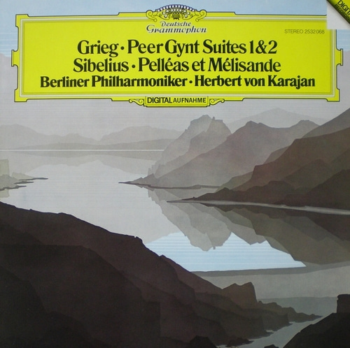 Grieg/Sibelius- Peer Gynt Suites 1&amp;2/Pelleas et Melisande- Karajan 중고 수입 오리지널 아날로그 LP
