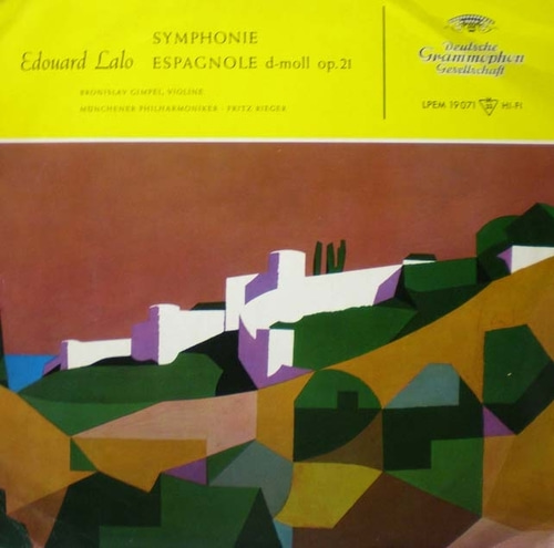 Lalo- Symphonie Espagnole- Gimpel/Rieger 중고 수입 오리지널 아날로그 LP