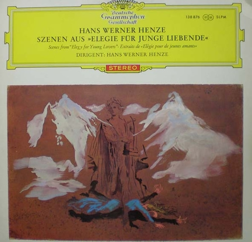 Henze- Scenes from Elegy for Young Lovers-Fischer- Diskau/Henze 중고 수입 오리지널 아날로그 LP