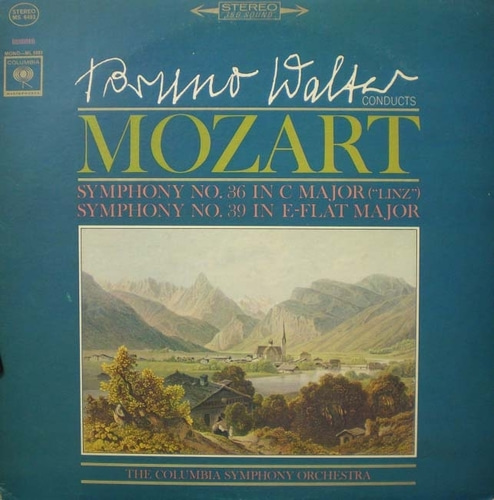 Mozart- Symphony No.36&amp; 39 - Bruno Walter 중고 수입 오리지널 아날로그 LP