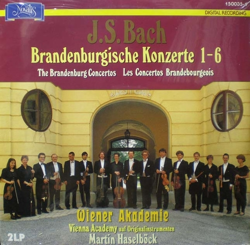 Bach- 6 Brandenburg Concertos 전곡- Haselbock/ Vienna Academy(2LP/오리지널 미개봉반) 중고 수입 오리지널 아날로그 LP