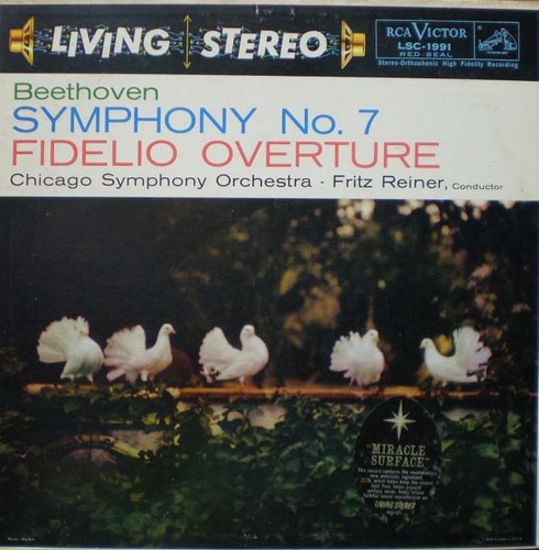 Beethoven-Symphony No.7/Fidelio Overture-Reiner 중고 수입 오리지널 아날로그 LP