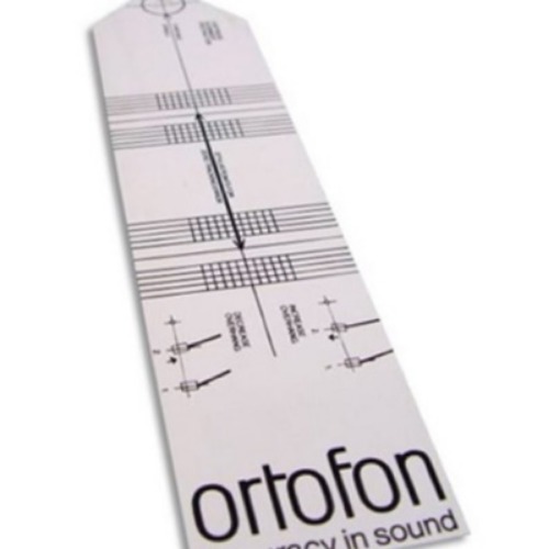 Ortofon 턴테이블 카트리지 셋업 얼라인먼트 프로트랙터 Cartridge Set Up Alignment Protractor