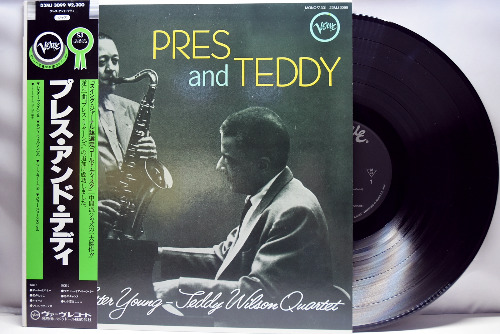 The Lester Young-Teddy Wilson Quartet [레스터 영, 테디 윌슨]‎ - Pres And Teddy - 중고 수입 오리지널 아날로그 LP