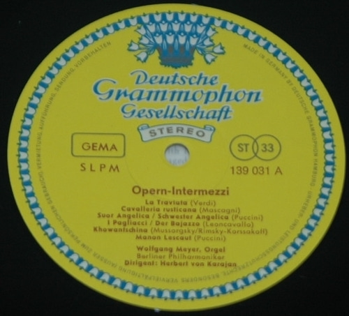 Opera Intermezzi- Herbert von Karajan