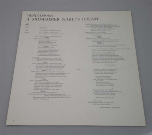 Mendelssohn-A Midsummer Night&#039;s Dream - Fruhbeck de Burgos