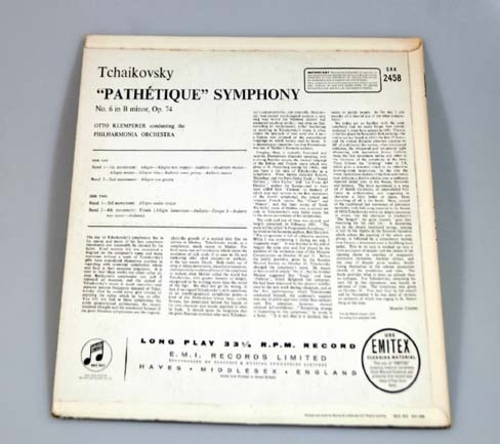 Tchaikovsky - Symphony No.6 Pathetique - Otto Klemperer