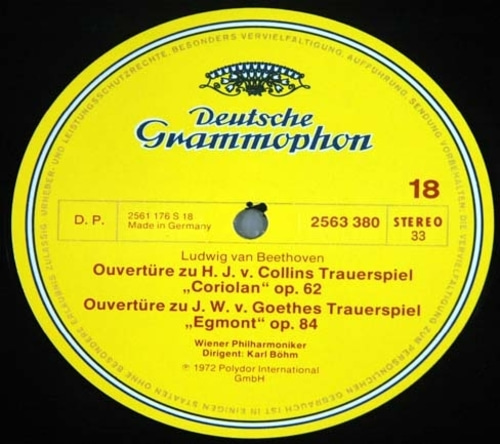 Beethoven - 9 Symphonies/Overtures - Karl Bohm 9LP