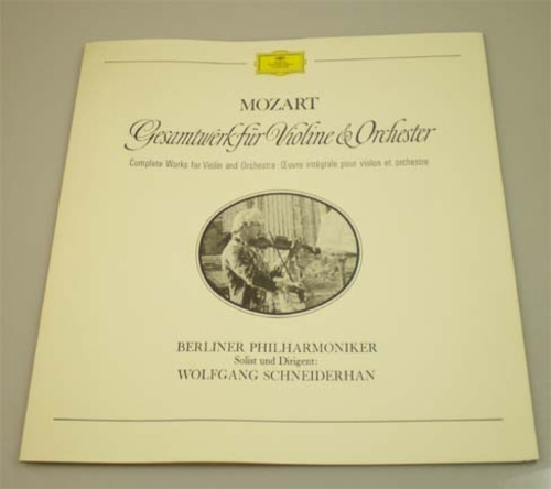 Mozart - 5 Violin concertos - Wolfgang Schneiderhan