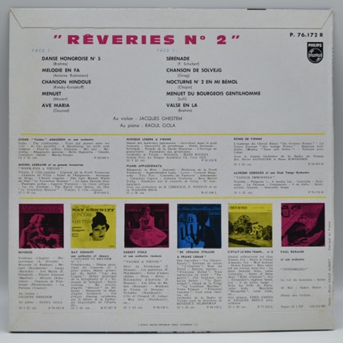 Reveries Vol.2 - 바이올린 소품집 - Jacques Ghestem