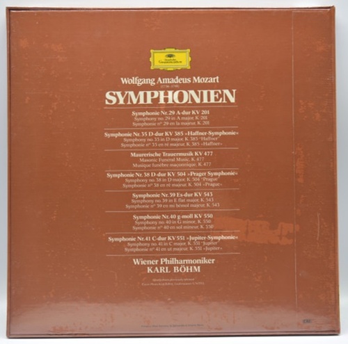 Mozart - Symphonies - Karl Bohm 3LP - 오리지널 미개봉