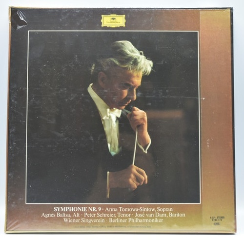 Beethoven - 9 Symphonies - Herbert von Karajan 8LP 오리지널 미개봉