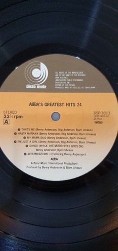 ABBA [아바] - Greatest Hits 24 ㅡ 중고 수입 오리지널 아날로그 2LP