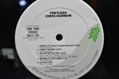 Chris Darrow - Fretless ㅡ 중고 수입 오리지널 아날로그 LP