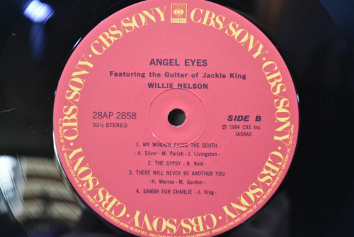 Willie Nelson ,Jackie King - Angel Eyes ㅡ 중고 수입 오리지널 아날로그 LP