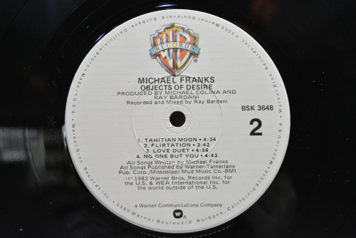 Michael Franks - Objects Of Desire ㅡ 중고 수입 오리지널 아날로그 LP