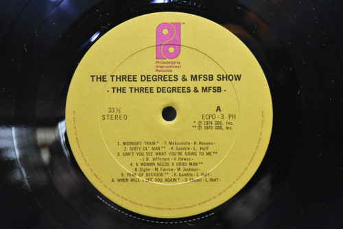 The Three Degrees &amp; MFSB - The Three Degrees &amp; MFSB Show ㅡ 중고 수입 오리지널 아날로그 LP