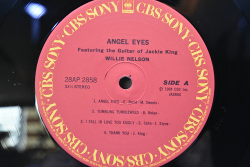 Willie Nelson ,Jackie King - Angel Eyes ㅡ 중고 수입 오리지널 아날로그 LP