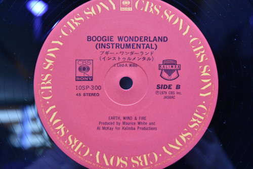 Earth, Wind &amp; Wind With The Emotions - Boogie Wonderland ㅡ 중고 수입 오리지널 아날로그 LP